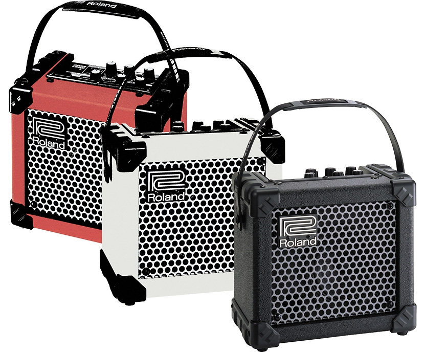 Roland Micro Cube Guitar Amp - Black Red White