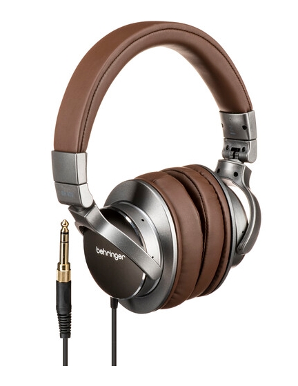 Behringer BH 470 Compact Studio Monitoring Headphones (Brown)