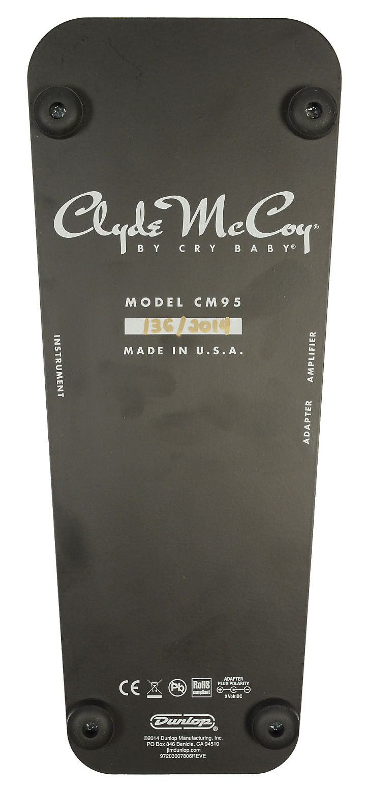 Dunlop CM95 Clyde McCoy Cry Baby Wah Wah