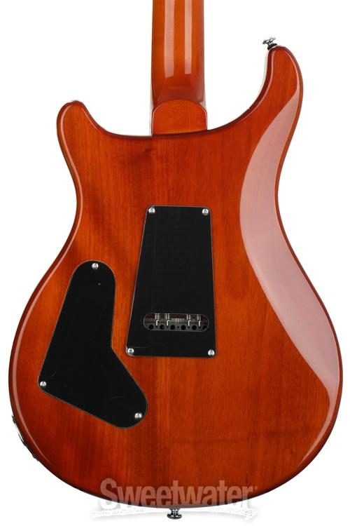 PRS SE Custom 24 Exotic Top - Zebra Wood, Vintage Sunburst