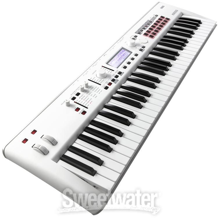 Korg Kross 2 - Limited Edition White 61-key Synthesizer Workstation