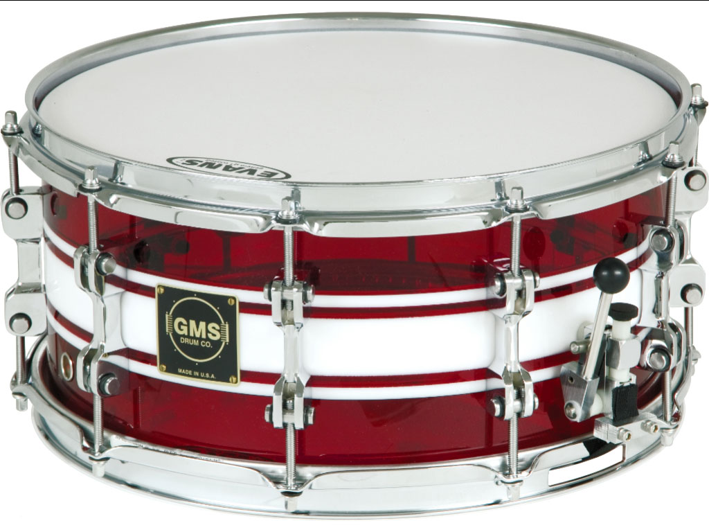 GMS G28 Acrylic Snare Drum