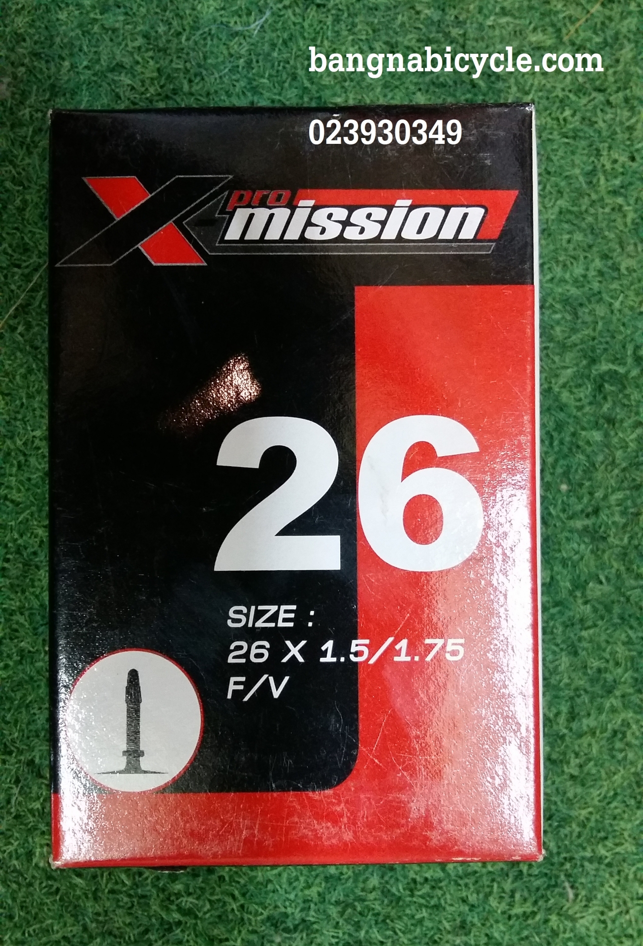 ยางใน X-Mission 26 x 1.5/1.75 จุ๊บเล็ก
