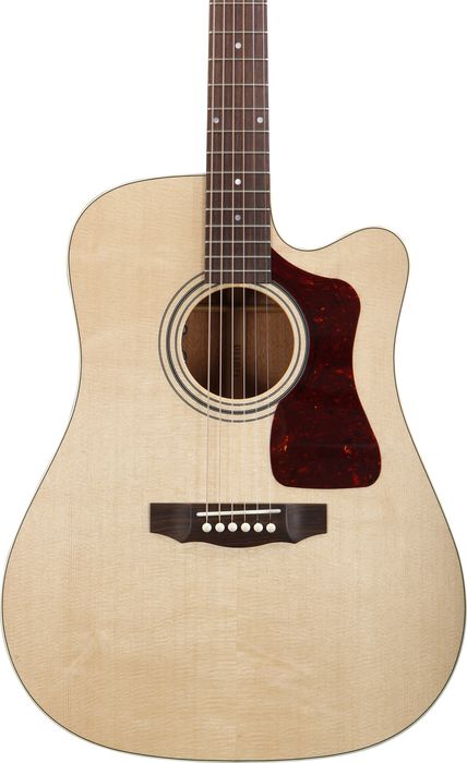 Guild D-40CE Standard Cutaway Acoustic-Electric Guitar Natural