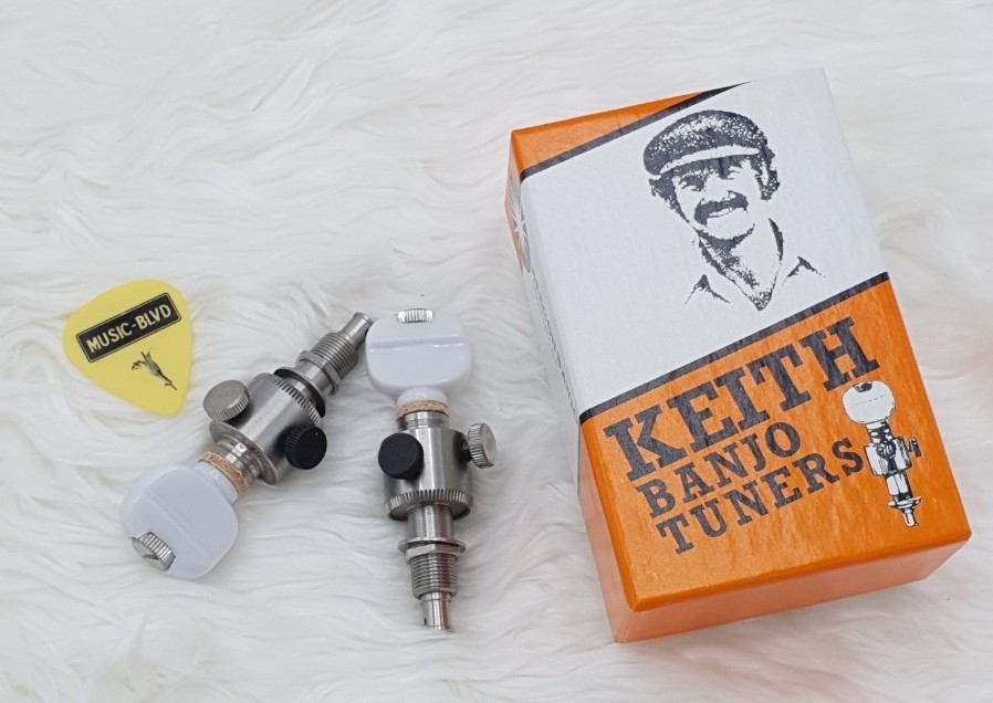 Keith Banjo Tuners Stainless Steel D-Tuners 1/2 (for guitar)