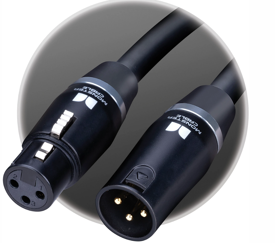 Monster Cable Prolink Studio Pro 2000 Microphone Cable 30 ft. Black