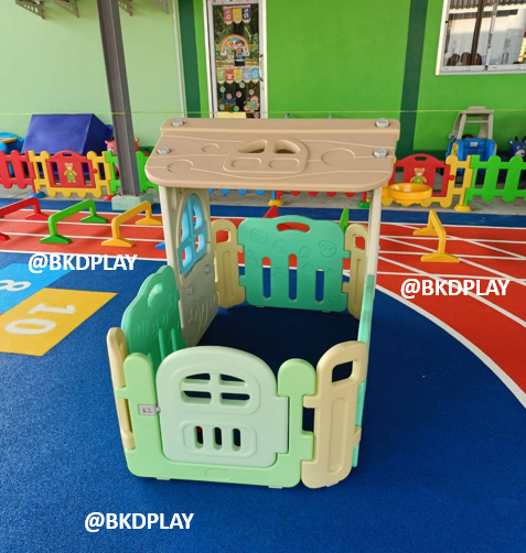 บ้านล้อมรั้ว มีคอกกั้น,บ้านสุนัข,คอกกั้น,บ้านพลาสติก, ของเล่นหมา,dog playground ,สินค้าพร้อมส่ง
