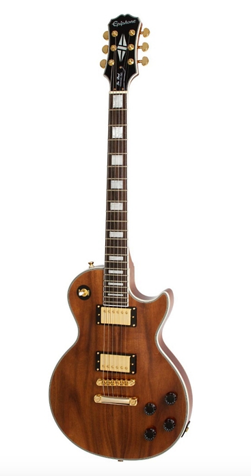 Epiphone Limited Edition Les Paul Custom Pro Koa Electric Guitar