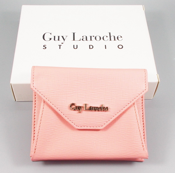 กระเป๋านามบัตร Guy Laroche ชมพู ใหม่ แท้