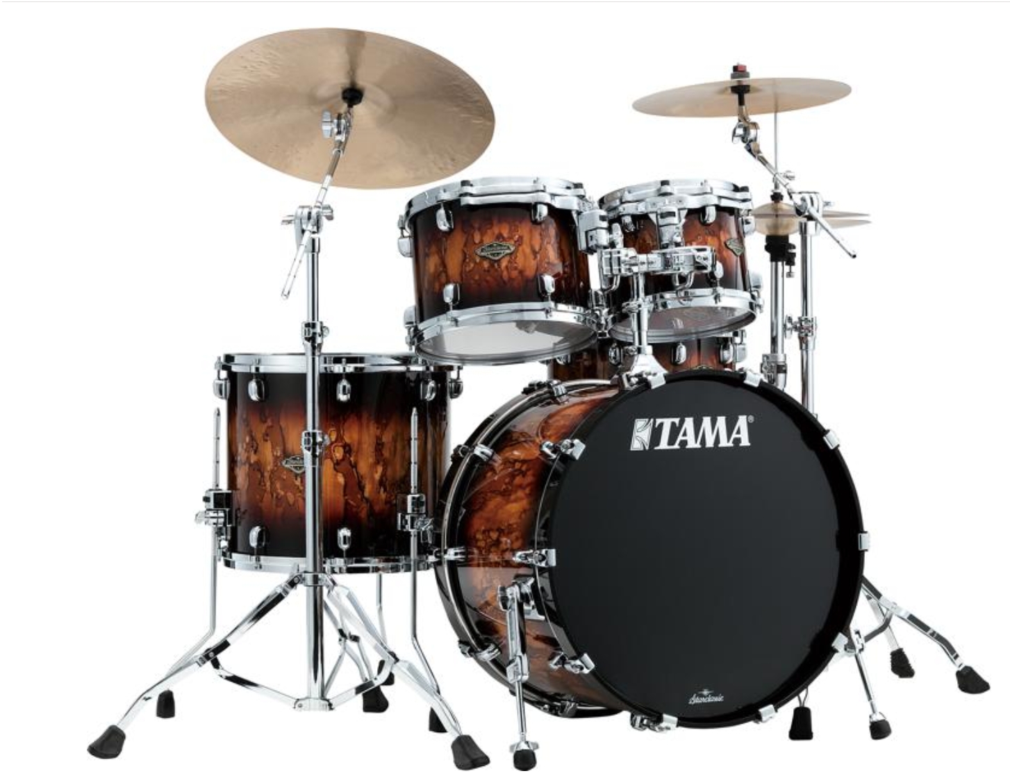 Tama Starclassic Walnut/Birch WBS42S 4-piece Shell Pack