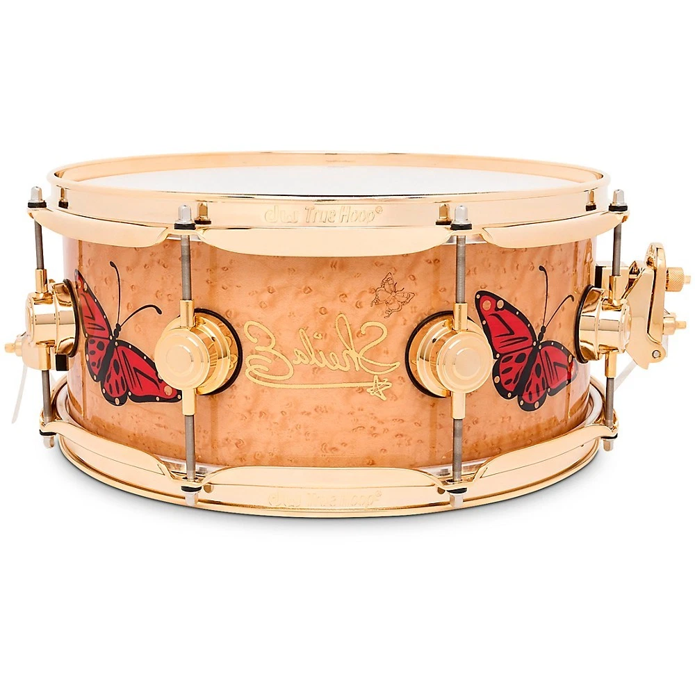 DW Collector's Sheila E. Icon Snare Drum - 5.5 inches x 13 inches, Sheila E. Tribute Inlays