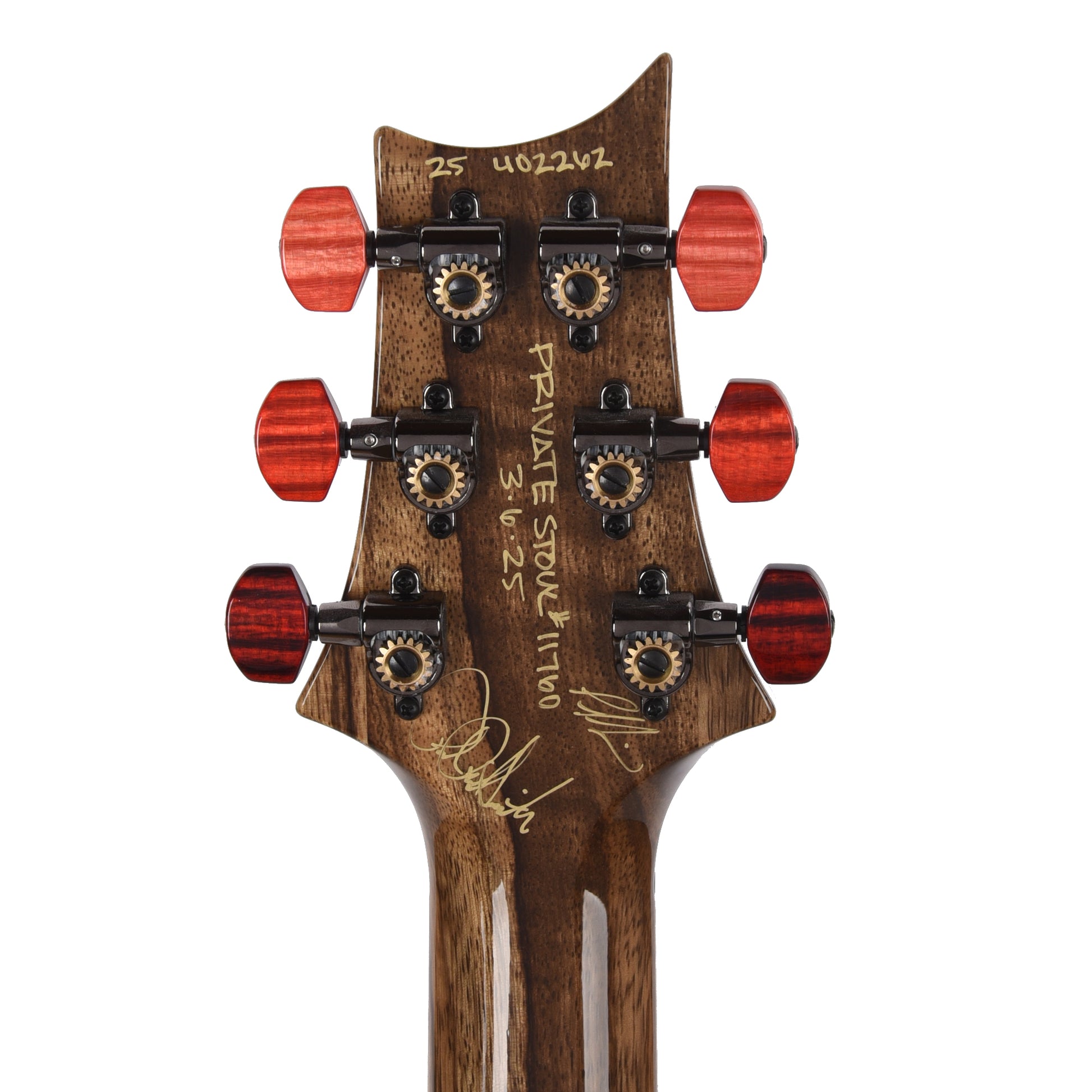 PRS Private Stock Custom 24 Spalted Maple/Black Limba Fire Red Fade w/Stained Curly Maple Fingerboard