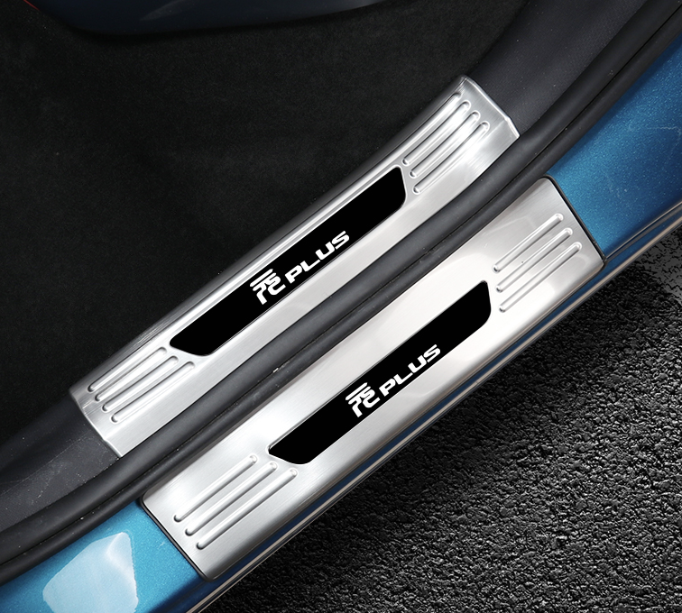 ชายบันได กันรอยประตู แสตนเลส สำหรับรถยนต์ไฟฟ้า BYD Atto 3 บีวายดี อัตโต 3