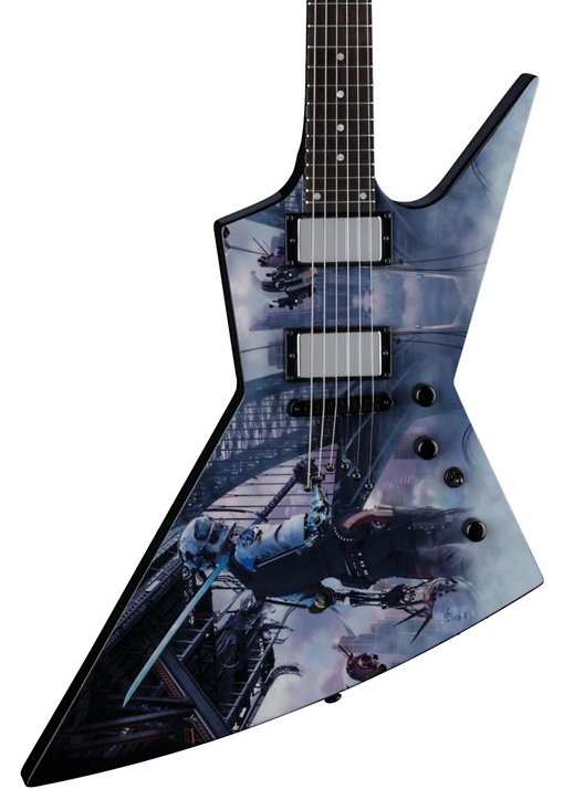 Dean Dave Mustaine Zero Dystopia Electric Guitar - Dystopia Graphic