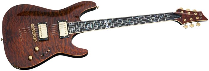 Schecter Guitar Research C-1 Classic Electric Guitar Antique Amber