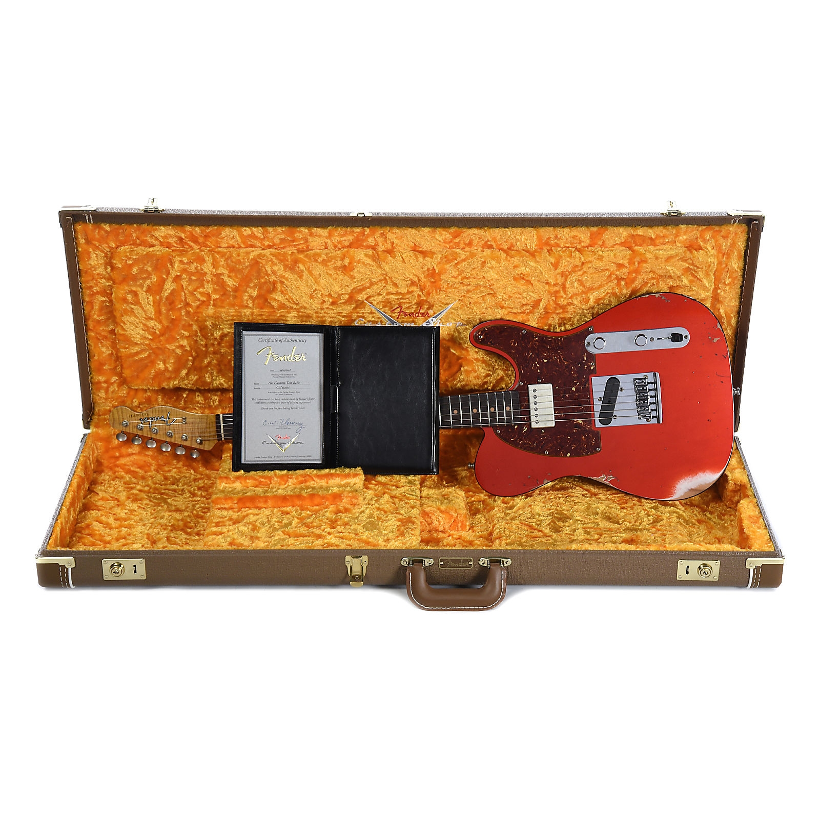Fender Custom Shop American Custom Telecaster Relic Faded Candy Apple Red CME Spec No.CZ534515