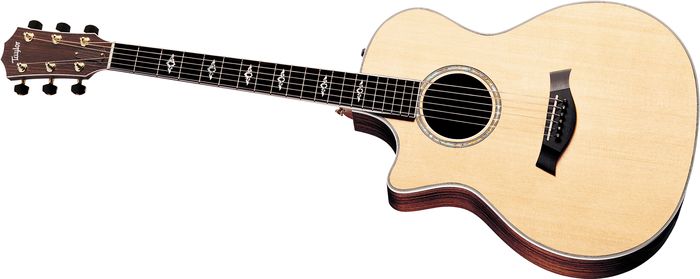 Taylor 814ce-L Rosewood/Spruce Grand Auditorium Left-Handed Acoustic Electric Guitar Natural