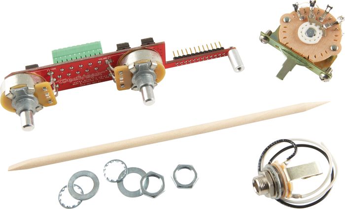 ToneShaper SW3D 3-Way Switch and Knobs for Telecaster with Bridge Single Coil and Neck Humbucker