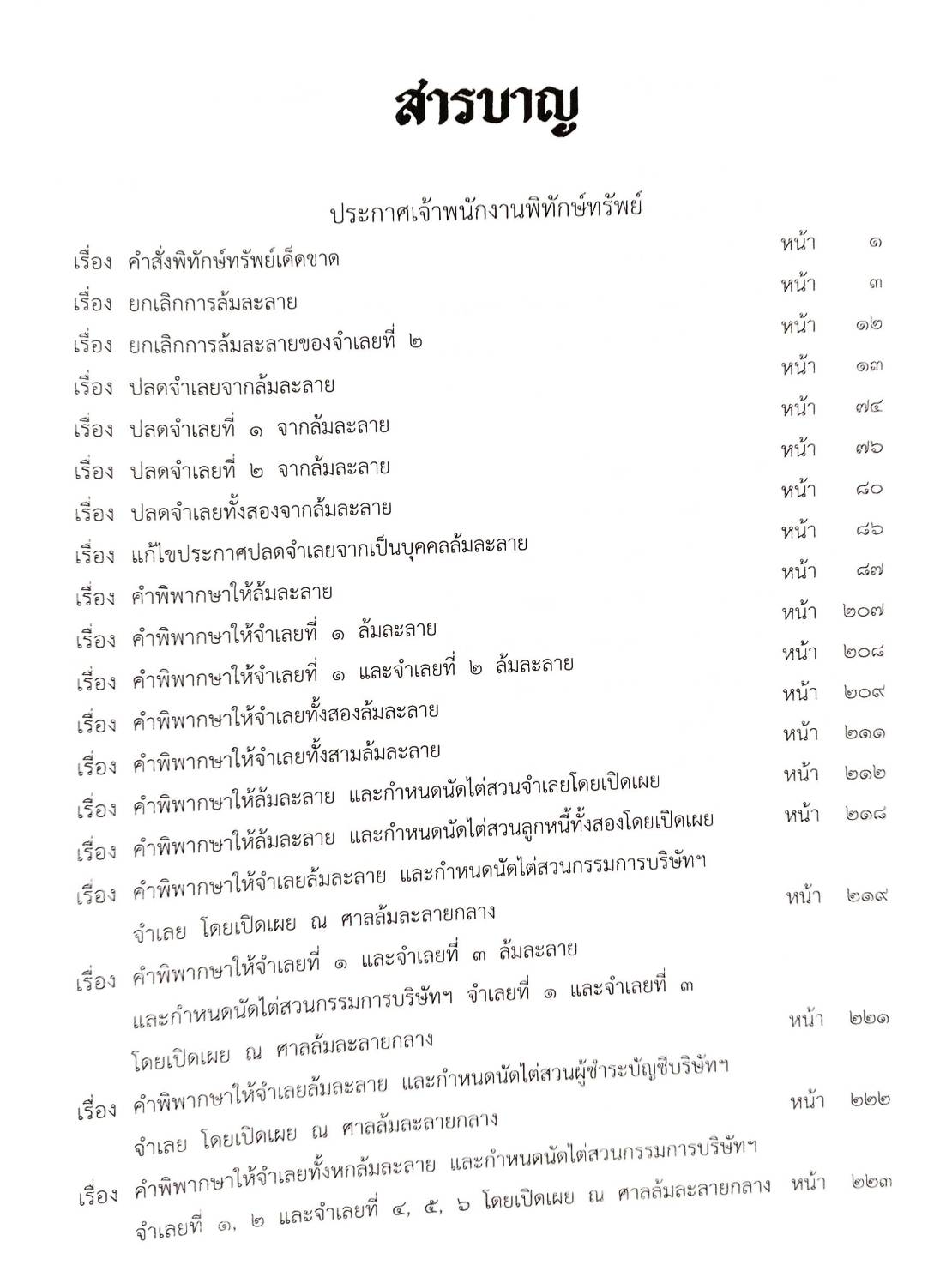 กฎหมายออกใหม่ ตอนที่ 24/63 32 ประกาศเจ้าพนักงานพิทักษ์ทรัพย์