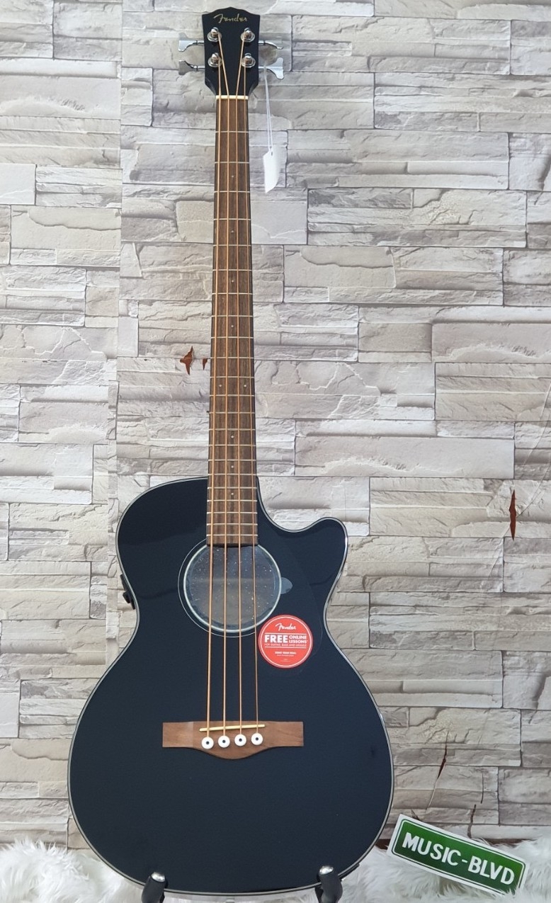 Fender CB-60SCE Acoustic Electric Bass Guitar Black,Natural