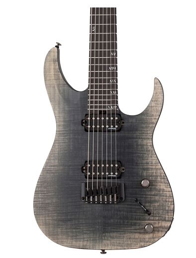 Schecter Guitar Research Banshee Mach 7-String Extended Electric Guitar FalloutBurst