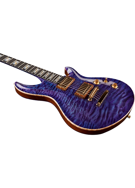 ESP Custom Mystique Electric Guitar - Indigo Indigo Quilt