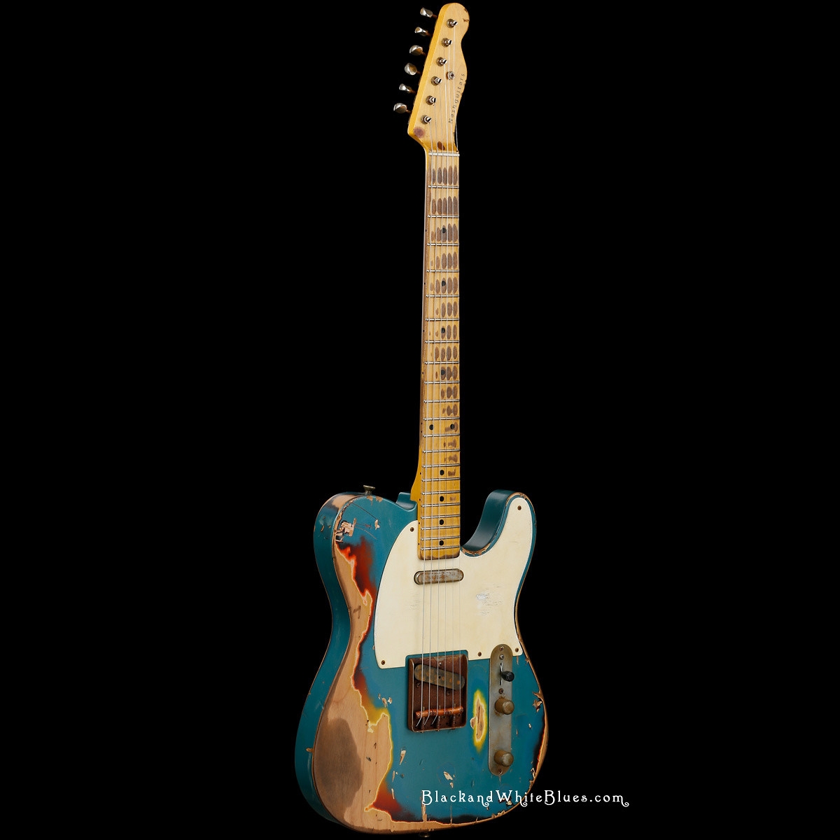 Nash T-57 In Turquoise Over 3 Tone Sunburst