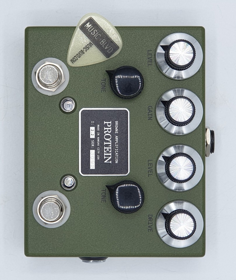ギター Browne Amplification PROTEIN V3 Green Amazon.com: Browne Amplification Protein Dual Overdrive