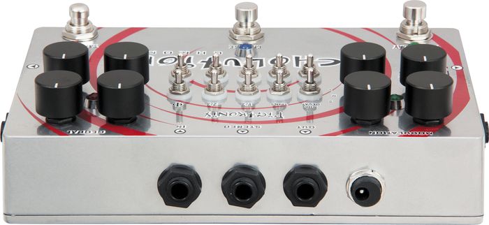 Pigtronix Phi Echolution Chrome Delay Guitar Effects Pedal