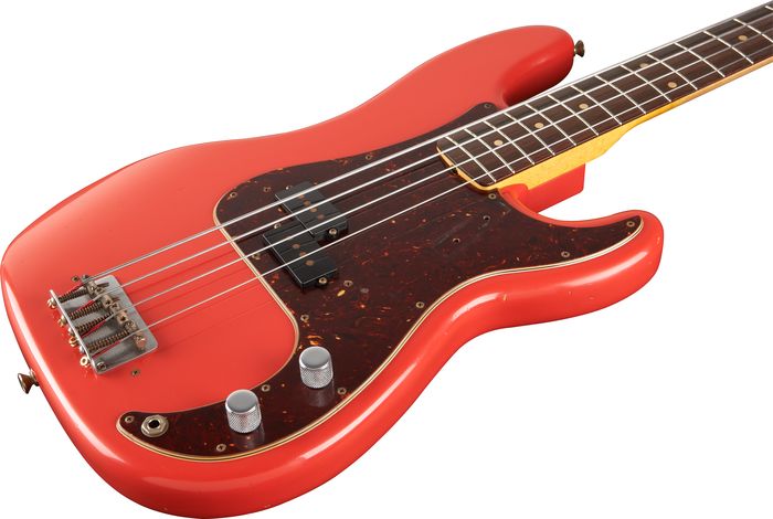 Fender Custom Shop Pino Paladino Relic Signature Precision Bass Fiesta Red