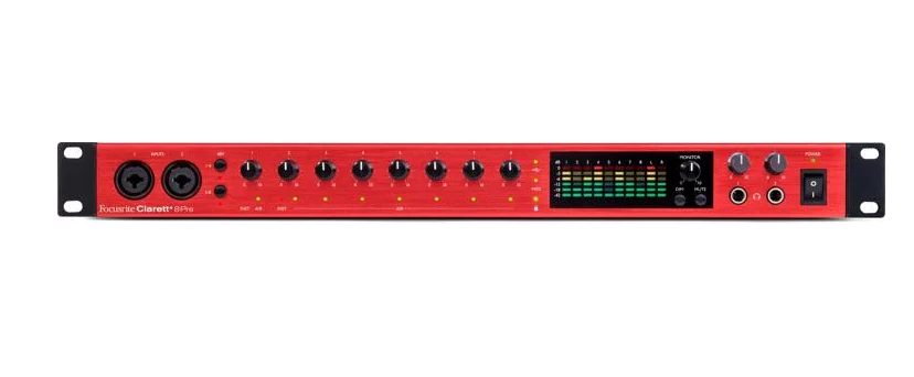 Focusrite Clarett+ 8Pre USB-C Audio Interface