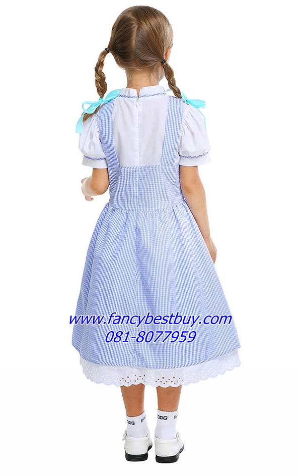 ชุดแฟนซี ชุดหนูน้อยโดโรธี Dorothy Wizard of OZ ขนาด S110-120, M 120-130, L130-140, XL 140-150