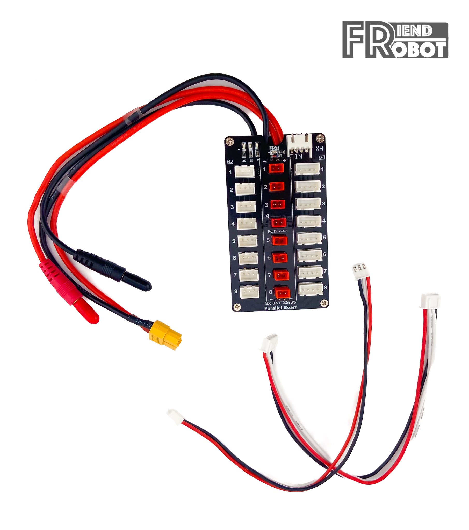 GoolRC G.T.Power 8X JST Plug 2S/3S Lipo Battery