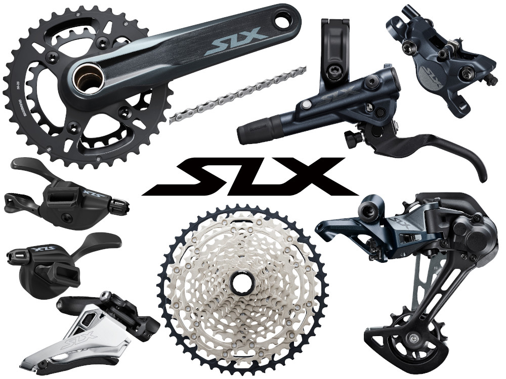 [SALE 43%] ชุดเกียร์ Shimano Deore SLX M7120 2x12 24SP .ใข้กับดุมแบบ Micro Spline เท่านั้น (ไม่มีใบดิสเบรคและกะโหลก)