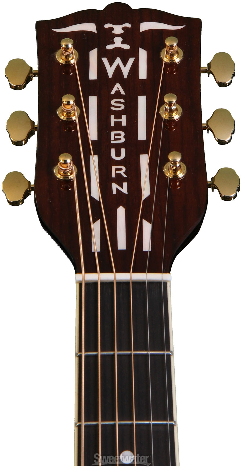 Washburn WSD5240SCETSK Warren Haynes Grand Auditorium Acoustic-Electric with Cutaway - Tobacco Burst