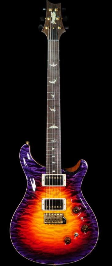 PAUL REED SMITH PRS PRIVATE STOCK # 9132 QUILT TOP CUSTOM 24 PIEZO BRAZILIAN ROSEWOOD BOARD INDIAN OCEAN SUNSET