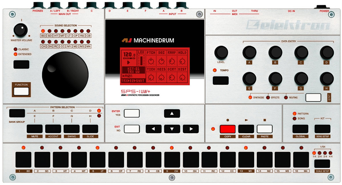 Elektron Machinedrum SPS-1UW+ MKII Drum Machine