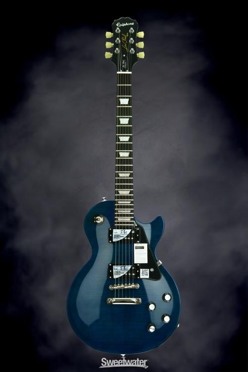 Epiphone Les Paul Classic-T w/Min-ETune, Plekd - Midnight Sapphire