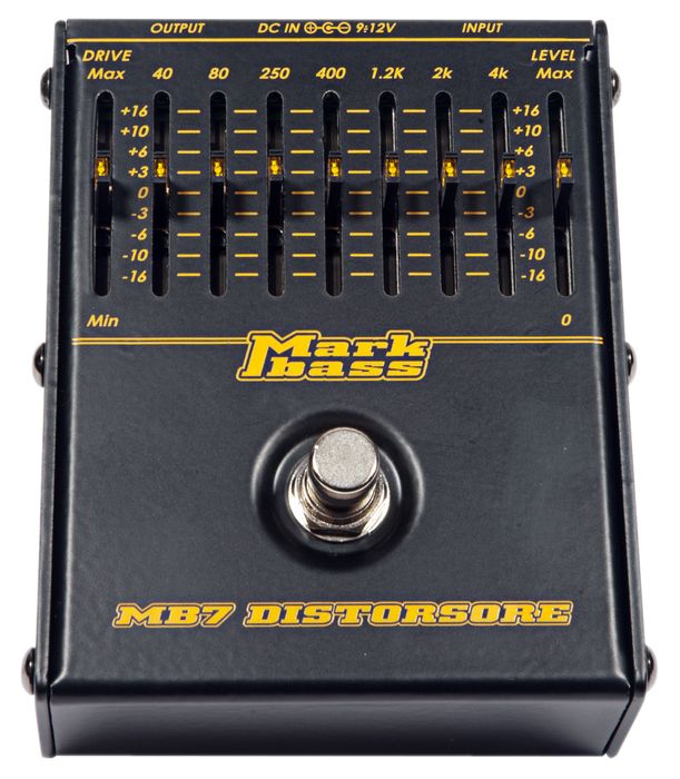 Markbass MB7 Distorsore Bass Distortion Effects Pedal