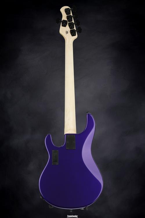 Ernie Ball Music Man Stingray 5 HH - Firemist Purple w/Matching Headstock, Rosewood Fingerboard