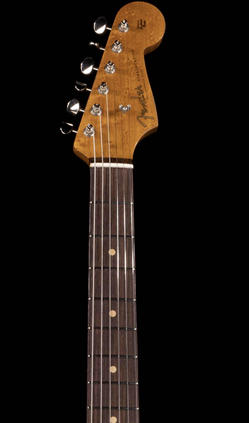 Fender Custom Shop 1960 Stratocaster Roasted Relic Rosewood Board Aged Black