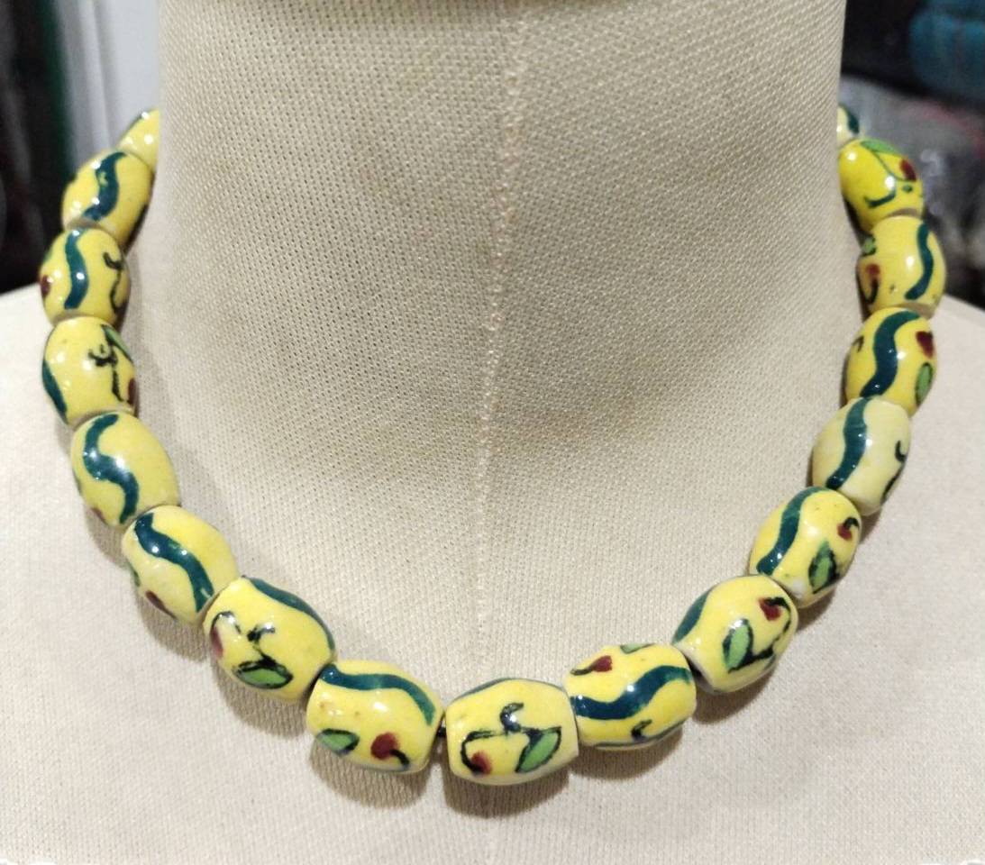 สร้อยคอแฟชั่น เนื้องาน เซรามิก