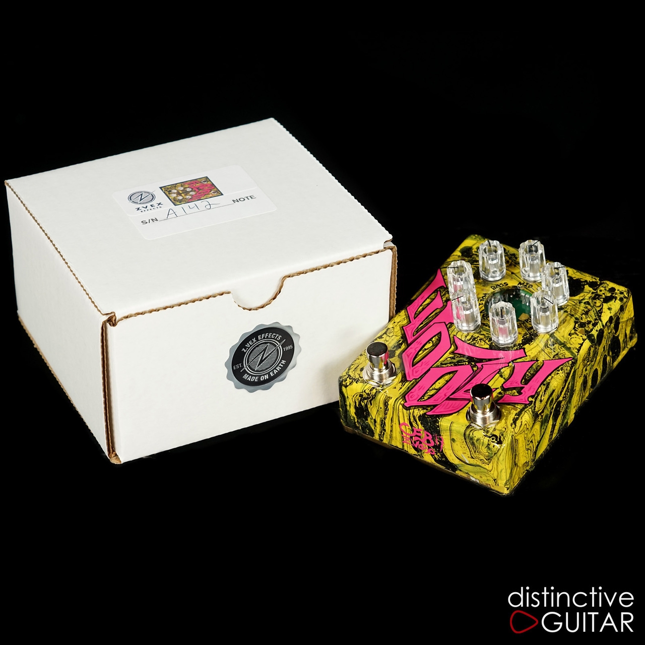 Zvex Woolly Mammoth 7 Fuzz NAMM Custom Painted #A142