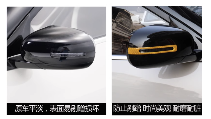 สติกเกอร์กันรอย กระจกมองข้าง 2 ชิ้น Wuling Binguo EV