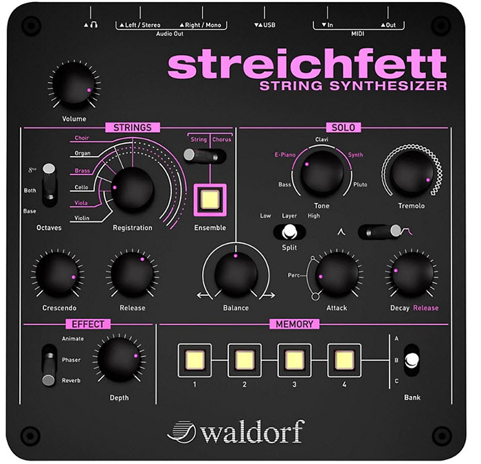 Waldorf Streichfett Desktop Synthesizer