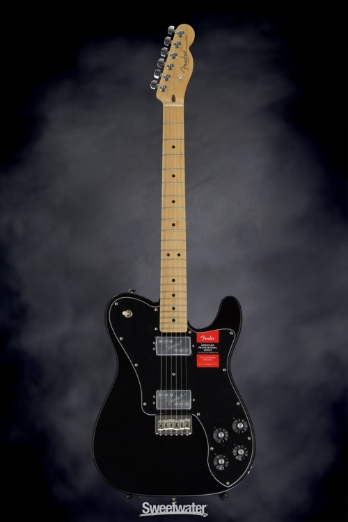 Fender American Professional Deluxe ShawBucker Telecaster - Black with Maple Fingerboard