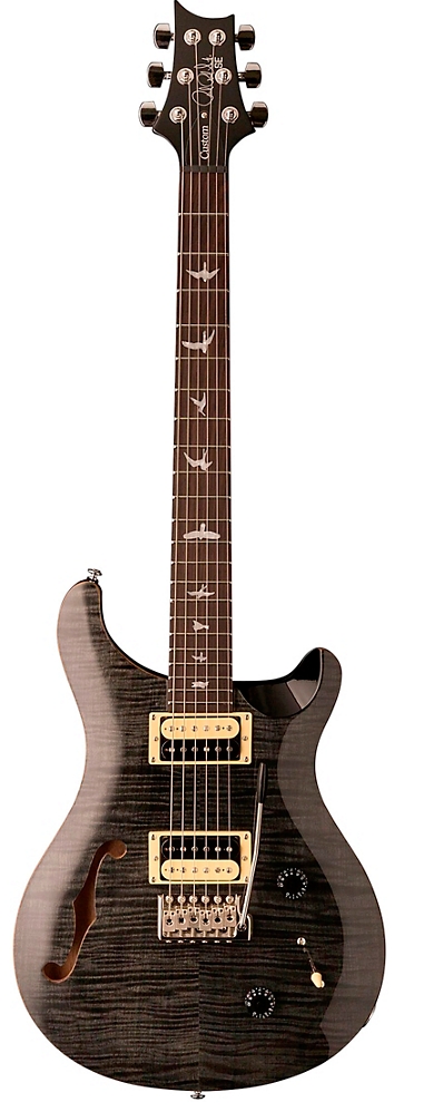 PRS SE Custom 22 Semi-Hollow Electric Guitar Gray Black