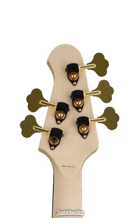 Lakland 55-94 Deluxe, Exotic Top - Spalted Maple with Ebony fingerboard