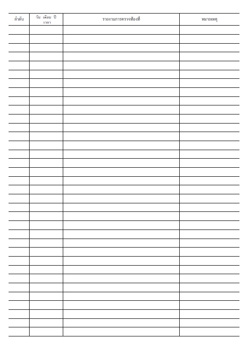 สมุดบันทึกการตรวจท้องที่, สมุดตรวจเยี่ยมผู้บังคับบัญชา