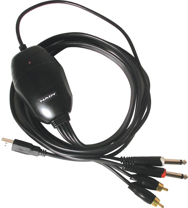 Nady UIC-83PR USB Interface Cable with 2 Phono to 2 RCA